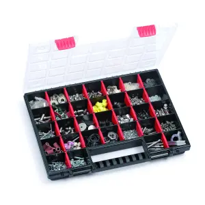 Performance Power Black Organiser with 30 compartments