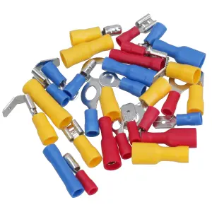 Electrical Wire Terminal Insulated Connectors Spade Bullet Ring Crimps 480pc