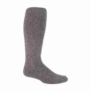 Heat Holders - Mens Long 2.7 TOG Knee High Wool Socks 6-11 Grey