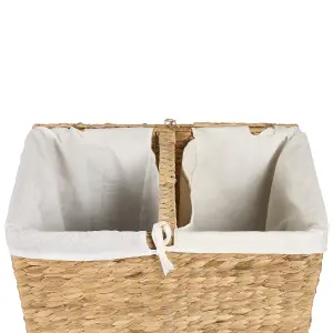 Water Hyacinth Basket with Lid Light LANGSON