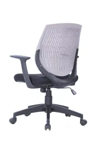 Malibu office chair in grey / black