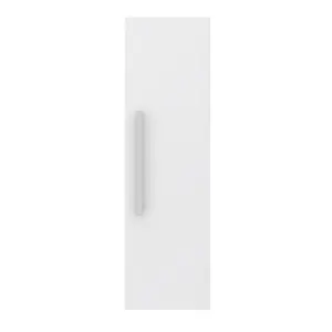 Rinse Bathrooms 1200mm Gloss White Painting Wall Mounted Tall Unit Bathroom Storage Cabinet Unit Flat Packed