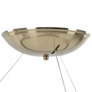 Metal LED Pendant Lamp Gold KRABURI