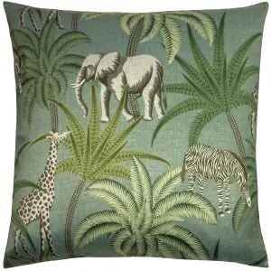 Paoletti Jungle Parade Tropical Animal Feather Filled Cushion