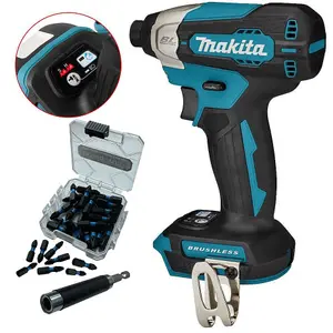 Makita DTD157Z 18v Cordless Brushless Impact Driver A-Mode + 25PC Bit Set + Case