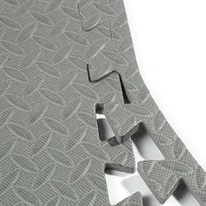 Interlocking EVA Floor Mats Grey 60cmx60cm Pack of 36