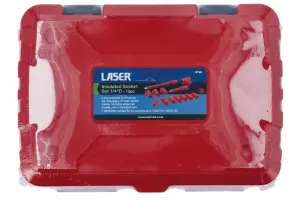 Laser Tools 8799 VDE Insulated Socket Set 1/4"D 13pc