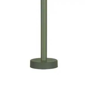 GoodHome Denar Matt Green LED Outdoor Stake light (D)120mm