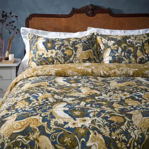 Paoletti Harewood Animal 100% Cotton Duvet Cover Set