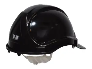 Scan YS-4 Safety Helmet - Black SCAPPESHBK