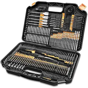 Terratek Drill Bit Multi Tool Set 246pc Multi-Purpose Screwdriver Bits & Carry Case