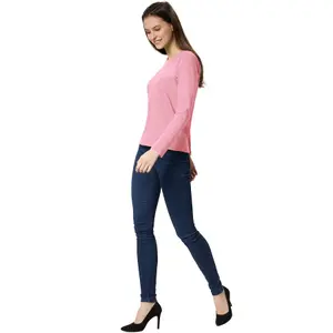 Women's Long-Sleeved Top - rose XL