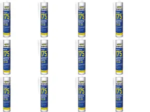 Everbuild 175 Universal Acrylic Sealant Brown 300ml (Pack of 12)