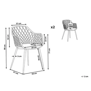 Nashua II Dining Chair White