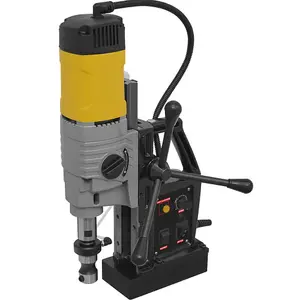 60mm Heavy Duty Magnetic Drilling Machine with 16mm Twist Drill Chuck - 110V Power