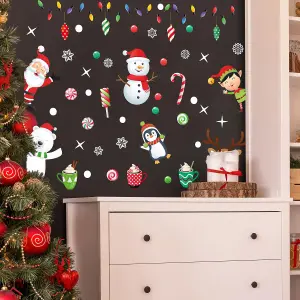 Xmas Friends Winterland Christmas Wall Stickers SetWall Art, DIY Art, Home Decorations, Decals