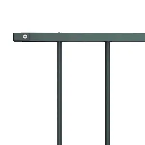 Berkfield Fence Panel Powder-coated Steel 1.7x0.75 m Anthracite