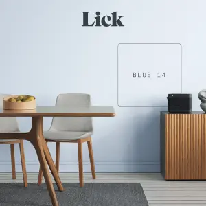 Lick Blue 14 Matt Emulsion paint, 2.5L