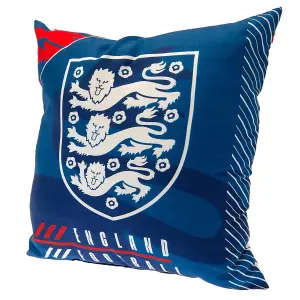 England FA Crest Filled Cushion Blue/White/Red (One Size)