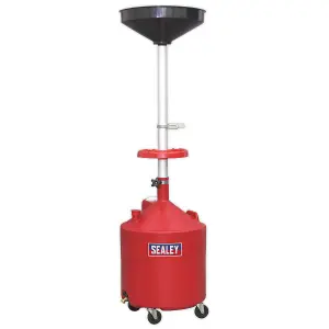 Sealey Mobile Oil Drainer 80L - Gravity Discharge AK80D