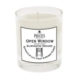 Prices Scented Open window Candle Eliminates Odours Lily, violet & orange flower