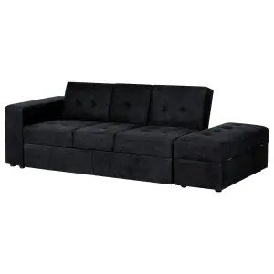 Beliani Modern Sofa Bed FALSTER Black