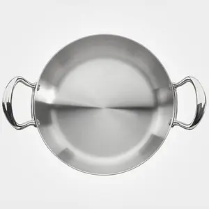 Samuel Groves Classic 28cm Stainless Steel Triply Chefs Pan Double Handled