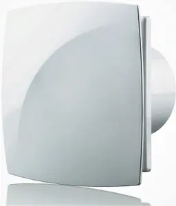 Blauberg Moon Zone 1 Bathroom Extractor Fan 100mm - White - Timer & Pull Cord