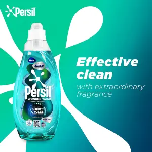 Persil Wonder Wash Liquid Laundry Detergent Non Bio Speed Clean 55W 1.485L, 3pk