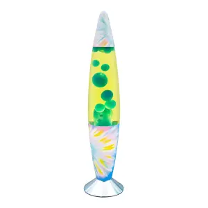 Global Gizmos Tie Dye Pattern Lava Lamp