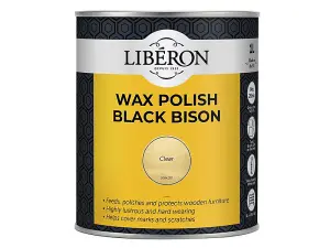 Liberon Black Bison Wax Paste for Antique Pine - 1kg Premium Wood Care