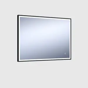 Aquarius Easy Frame LED Mirror 800 x 600MM Black