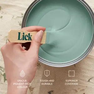 Lick Teal 04 Eggshell Emulsion paint, 2.5L