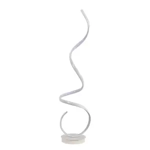 Contemporary LED Spiral Floor Lamp Floor Light in White Light Height 131CM