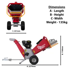 CRC400-R 100mm Petrol Wood Chipper