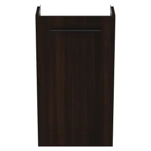 Ideal Standard i.life S Slimline Matt Coffee Oak effect Freestanding Bathroom Vanity unit (H) 740mm (W) 410mm