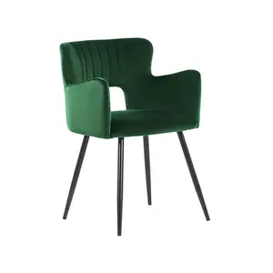 Kirssy Upholstered Dining Chair Emerald Green