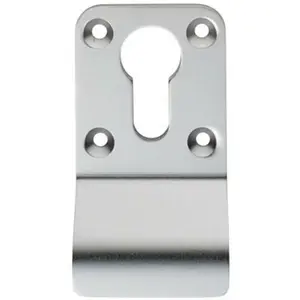 Euro Profile Cylinder Latch Pull Handle 78 x 44mm Satin Adonised Aluminium