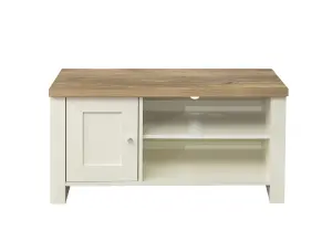 Birlea Highgate Small TV Unit Cream & Oak