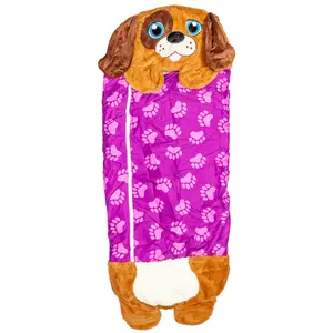 Plush Animal Cushion Sleeping Bag Dog (167 X 65cm)