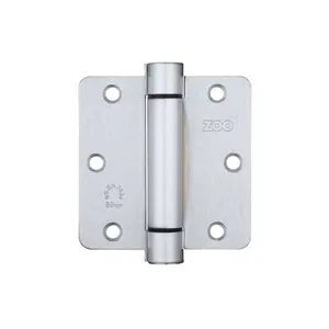 8.9cm H x 3.5cm W Single Door Hinge Satin Chrome