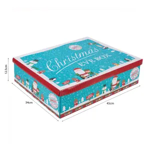 Delightful Blue Christmas Character Eve Box for Kids - Available in Multiple Sizes