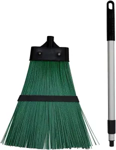 MantraRaj Extendable Garden Broom 96-126cm Telescopic Outdoor Heavy Duty Yard Scrubbing Brush With Tough Nylon Bristles