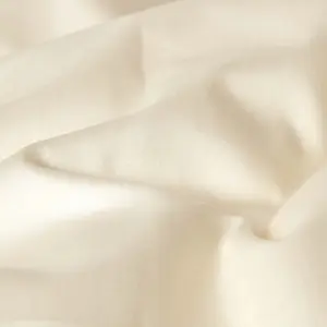 Homescapes Cream Organic Cotton Flat Sheet 400 TC, Super King