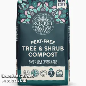 RocketGro Peat-Free Tree & Shrub Compost 50 Litre x 1 Unit