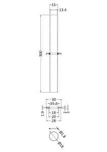 Heating Accessories Decorative Chrome Pipes - Chrome - Balterley