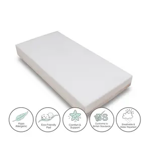 Sydney Cot with Mattress Natural