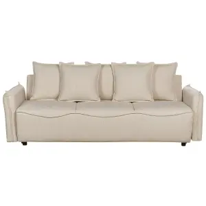 Beliani Modern Sofa Bed KRAMA Beige