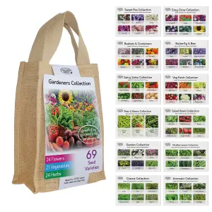 Pronto Seed Bumper Seeds Gift Bag, Flower, Herb & Vegetable Seeds (69 Varieties)