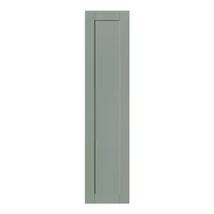 GoodHome Ashmead Matt reed green Shaker Larder Cabinet door (W)300mm (H)1287mm (T)16mm